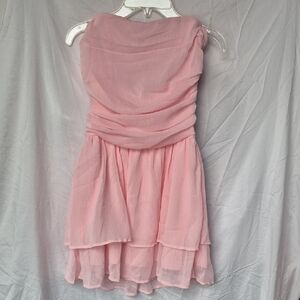 Forever 21 Soft Pink Strapless Dress- XS